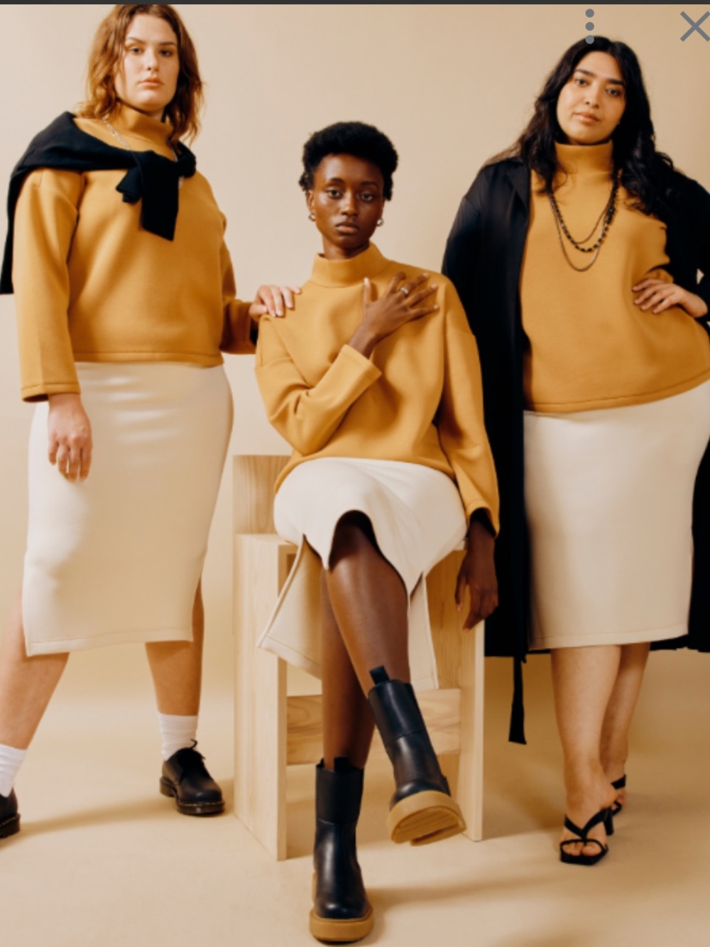 Leze The Label Mocha Isabella Pencil Skirt — Clean Minimal Silhouette
